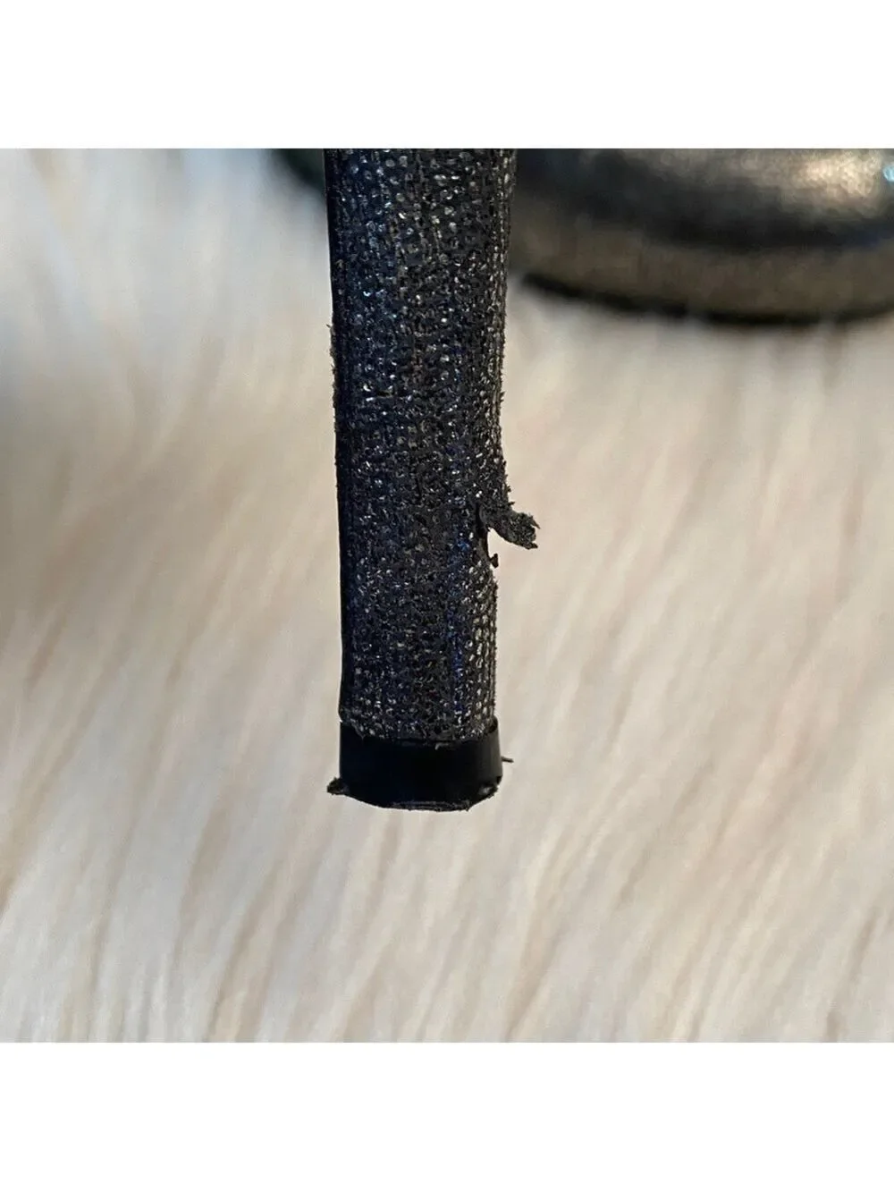 Kate Spade Silver Gray Glitter Pumps, Size 7